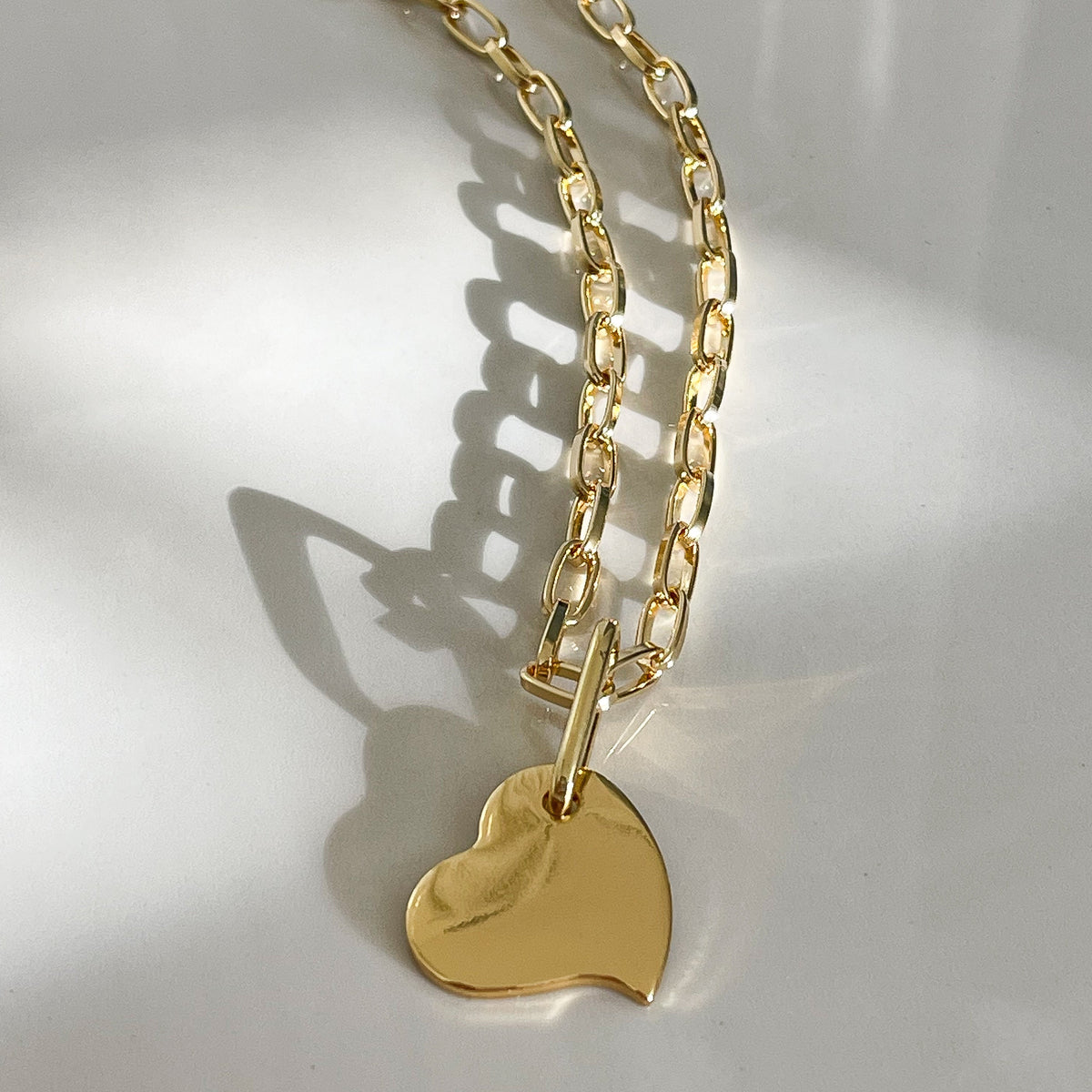 Love At First Sight Heart Charm Necklace