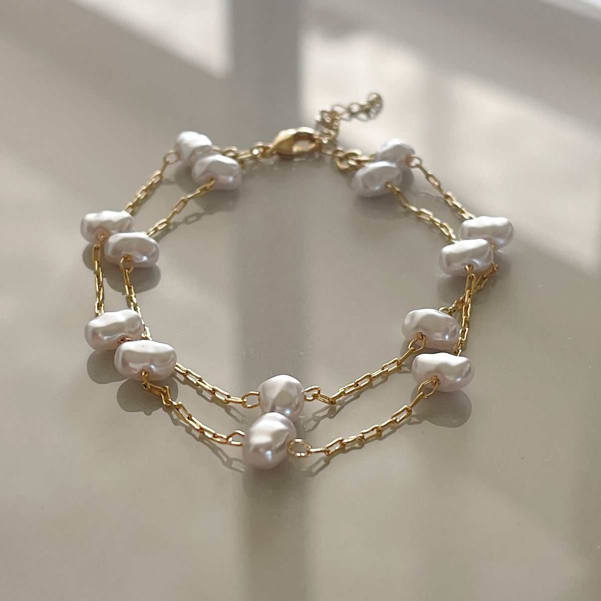 Sea Mist Pearl Bracelet