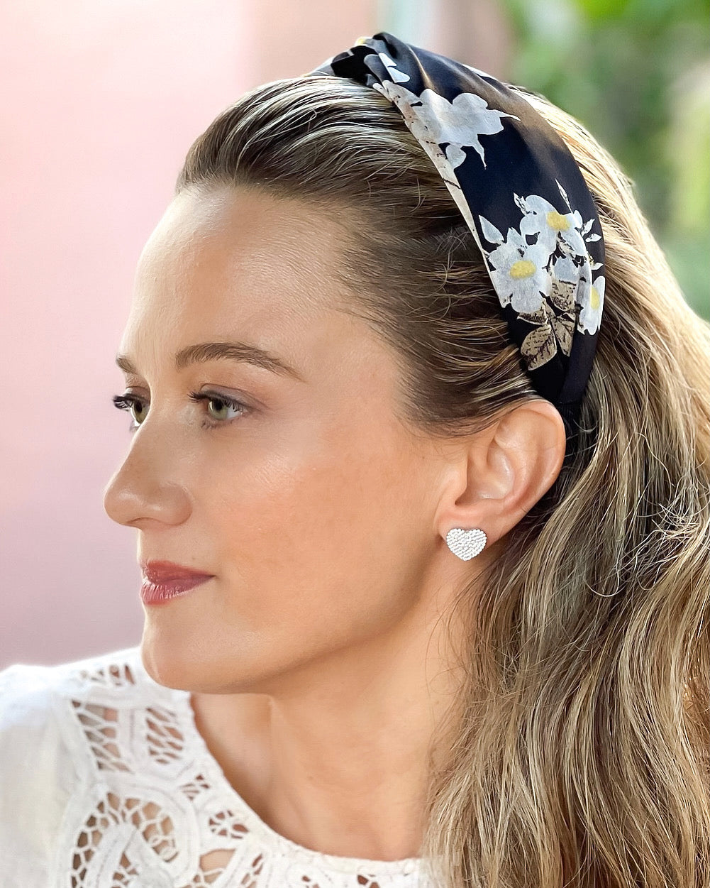 Idalia Jewelry Pave Heart to Heart Stud Earrings Made in Italy hand made jewelry sterling silver jewelry heart earrings heart stud earrings jewelry gifts 