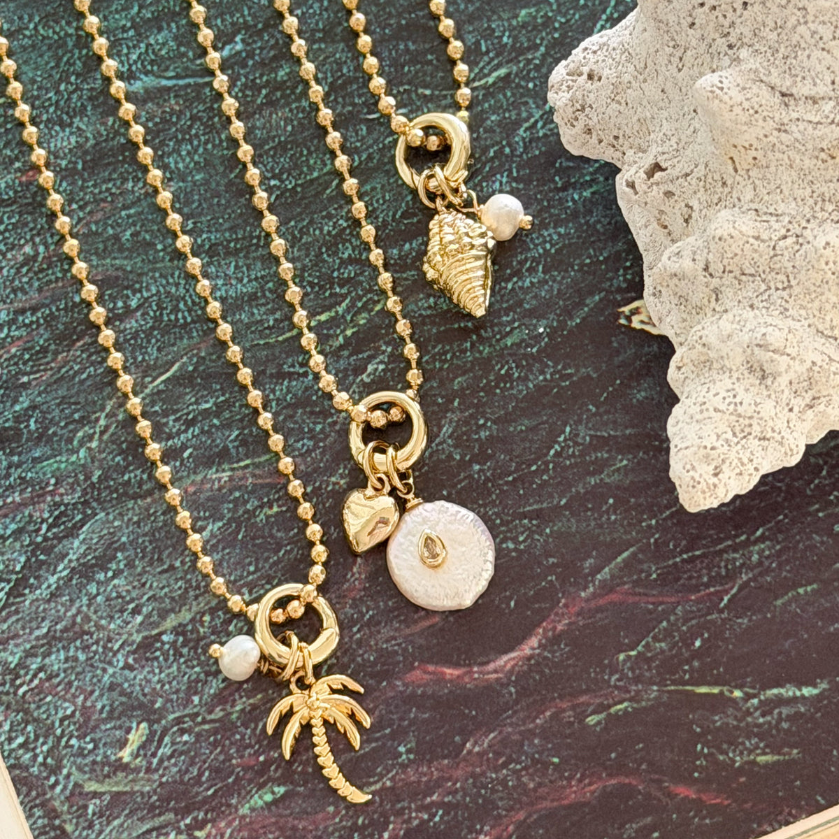 Conch Cove Charm Necklace