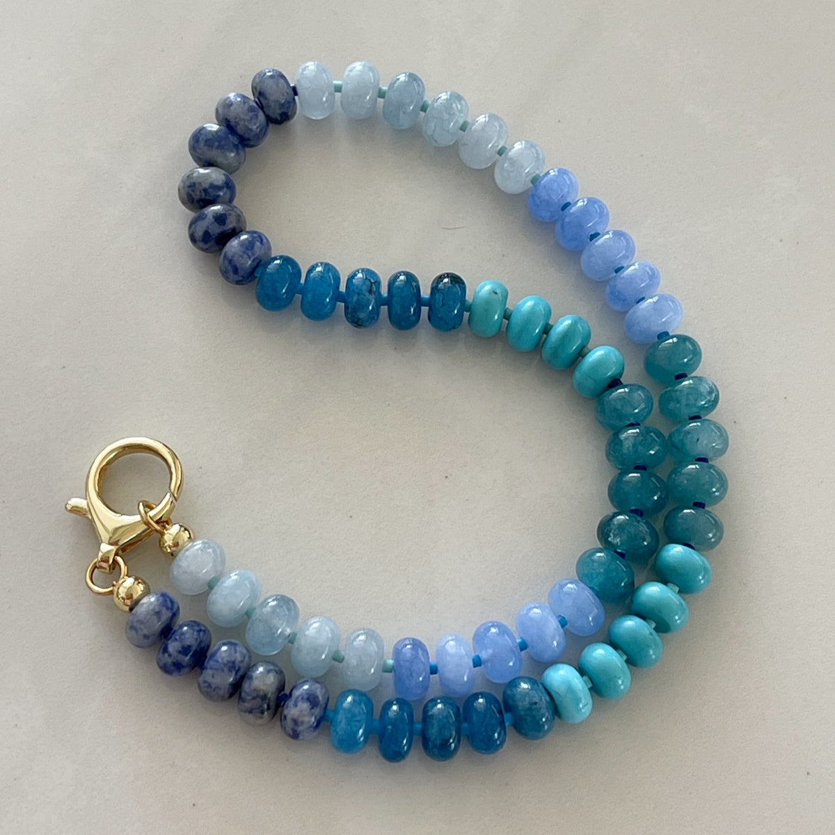 Endless Summer Coastal Cluster Charm Necklace | AZURE