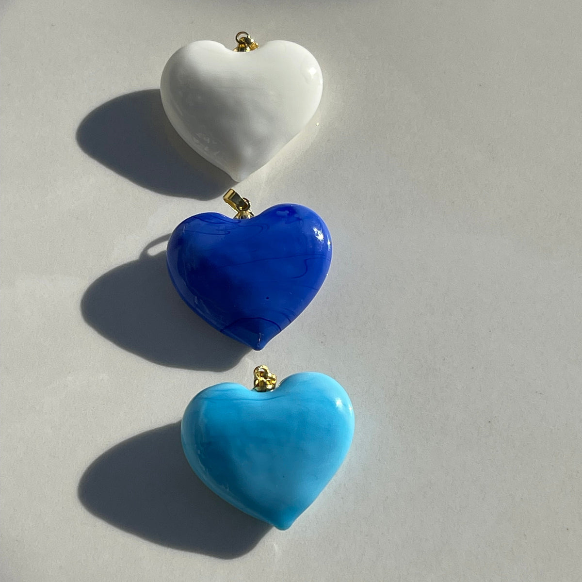 Bauble Heart Charm | Turquoise