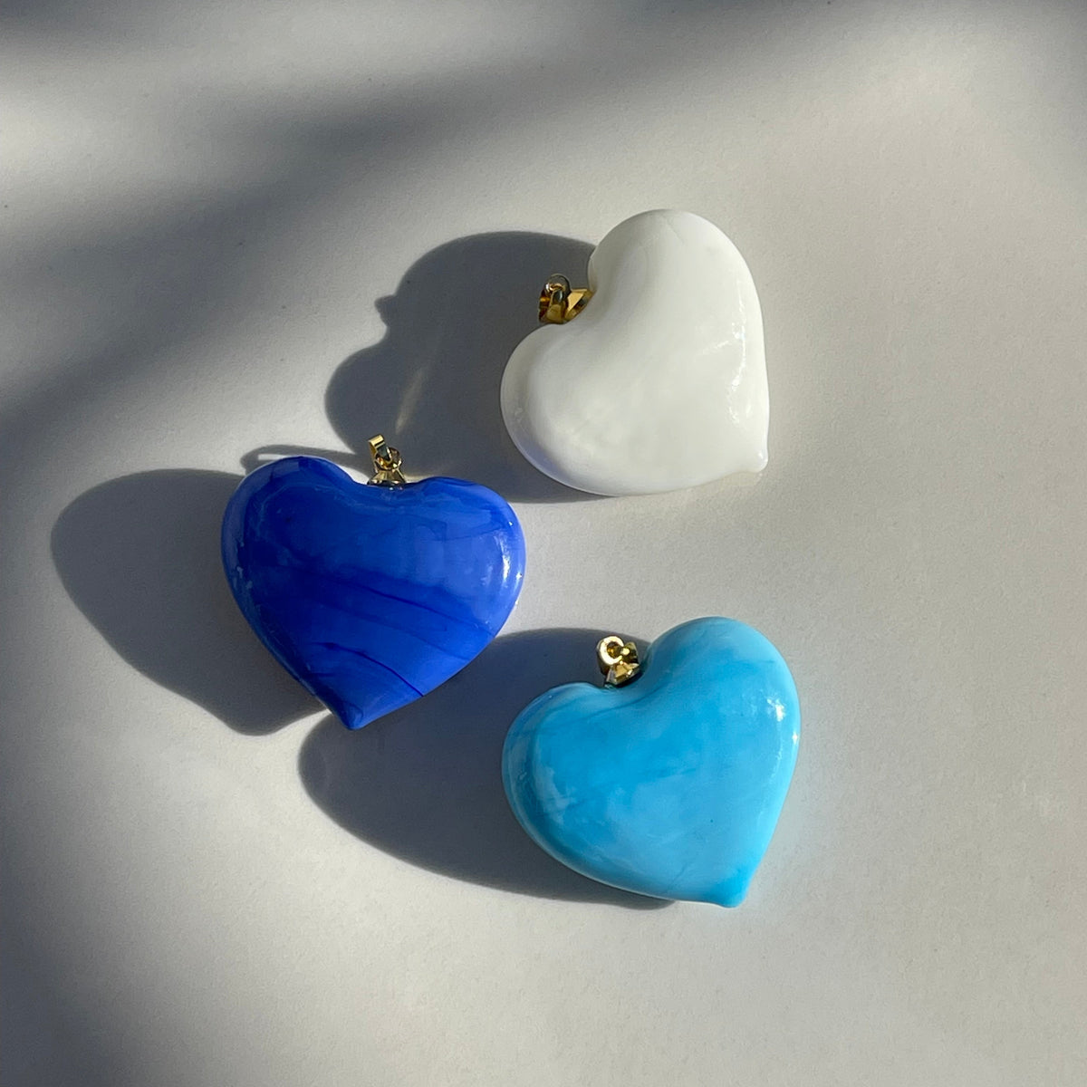 Bauble Heart Charm | Turquoise