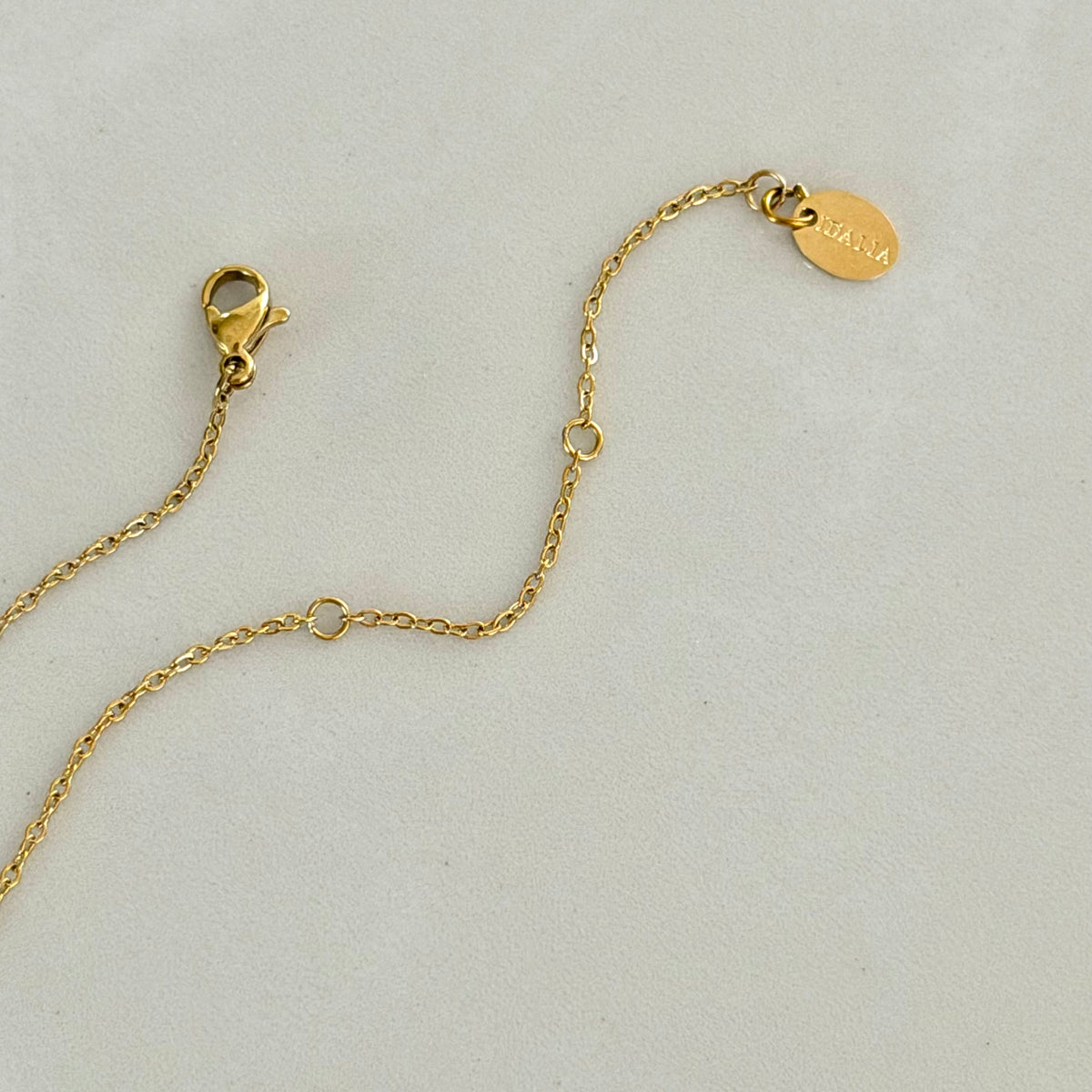Blake Bezel Solitaire Necklace