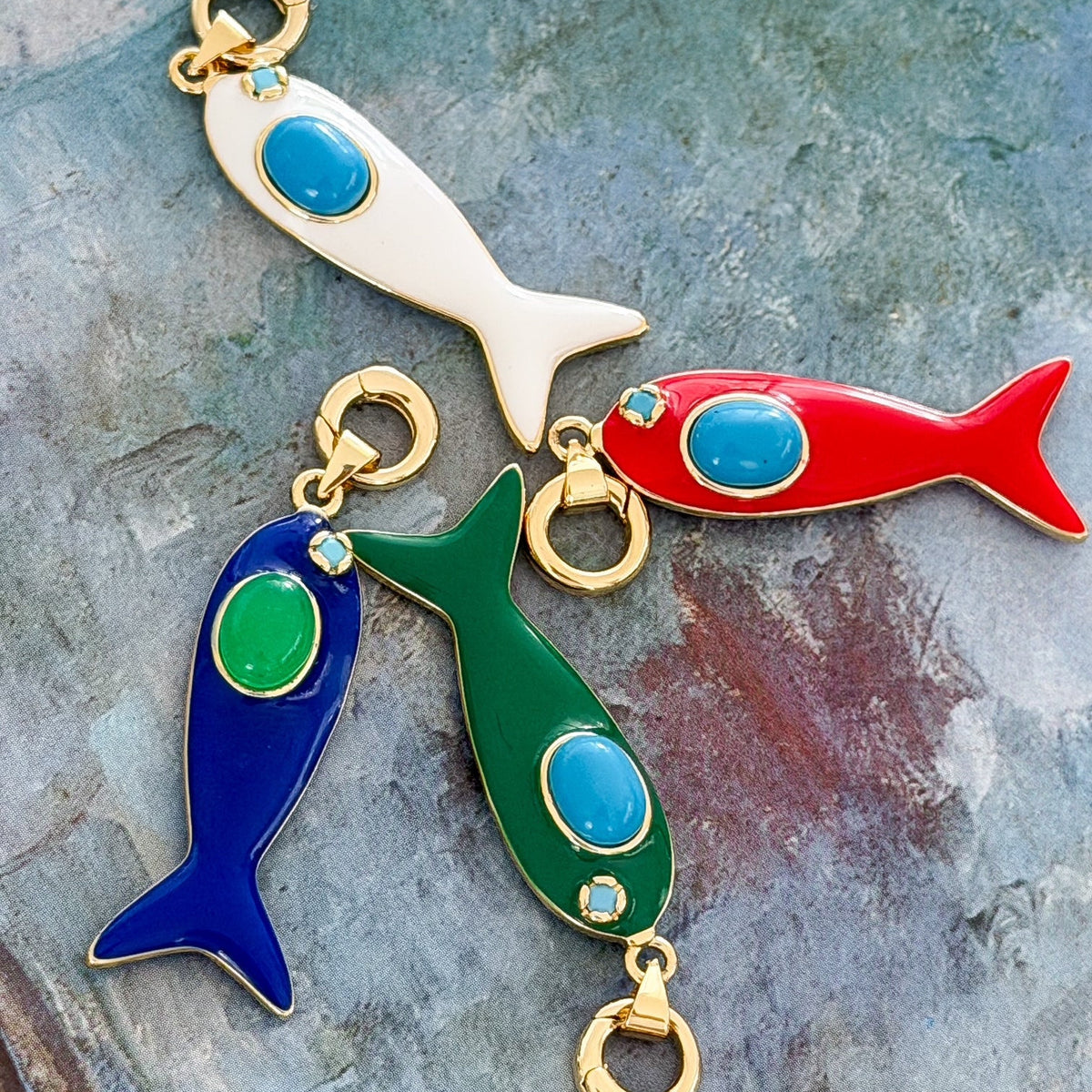 Green Fish Charm
