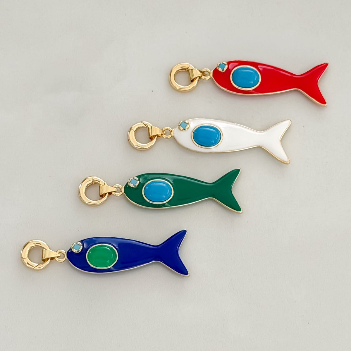 Green Fish Charm