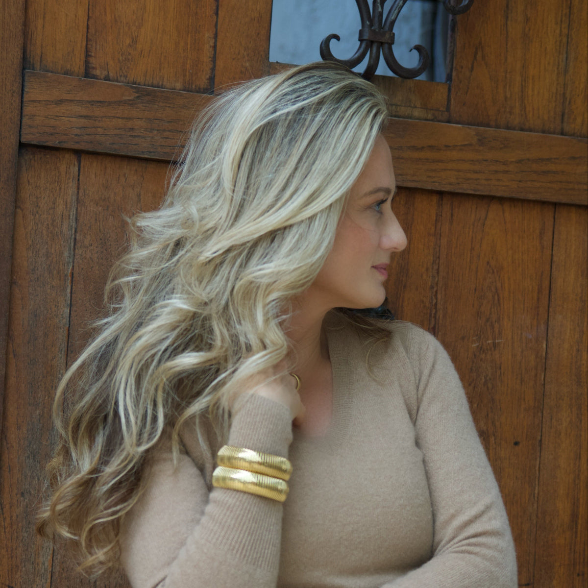 Elise Bangle | Gold | Wide