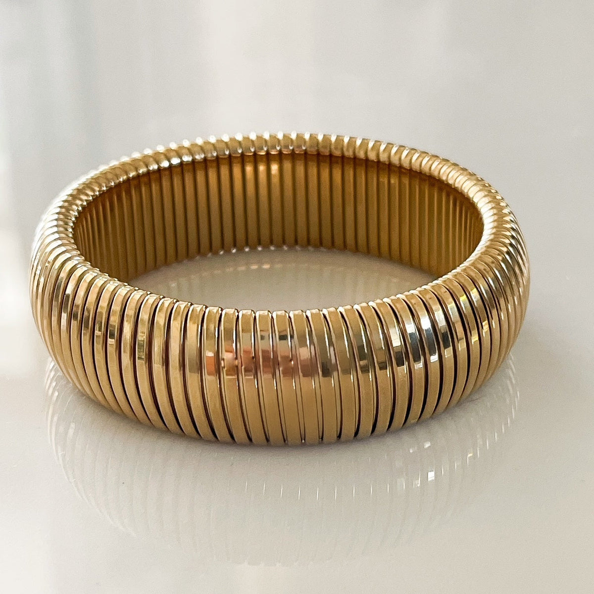 Elise Bangle | Gold | Wide