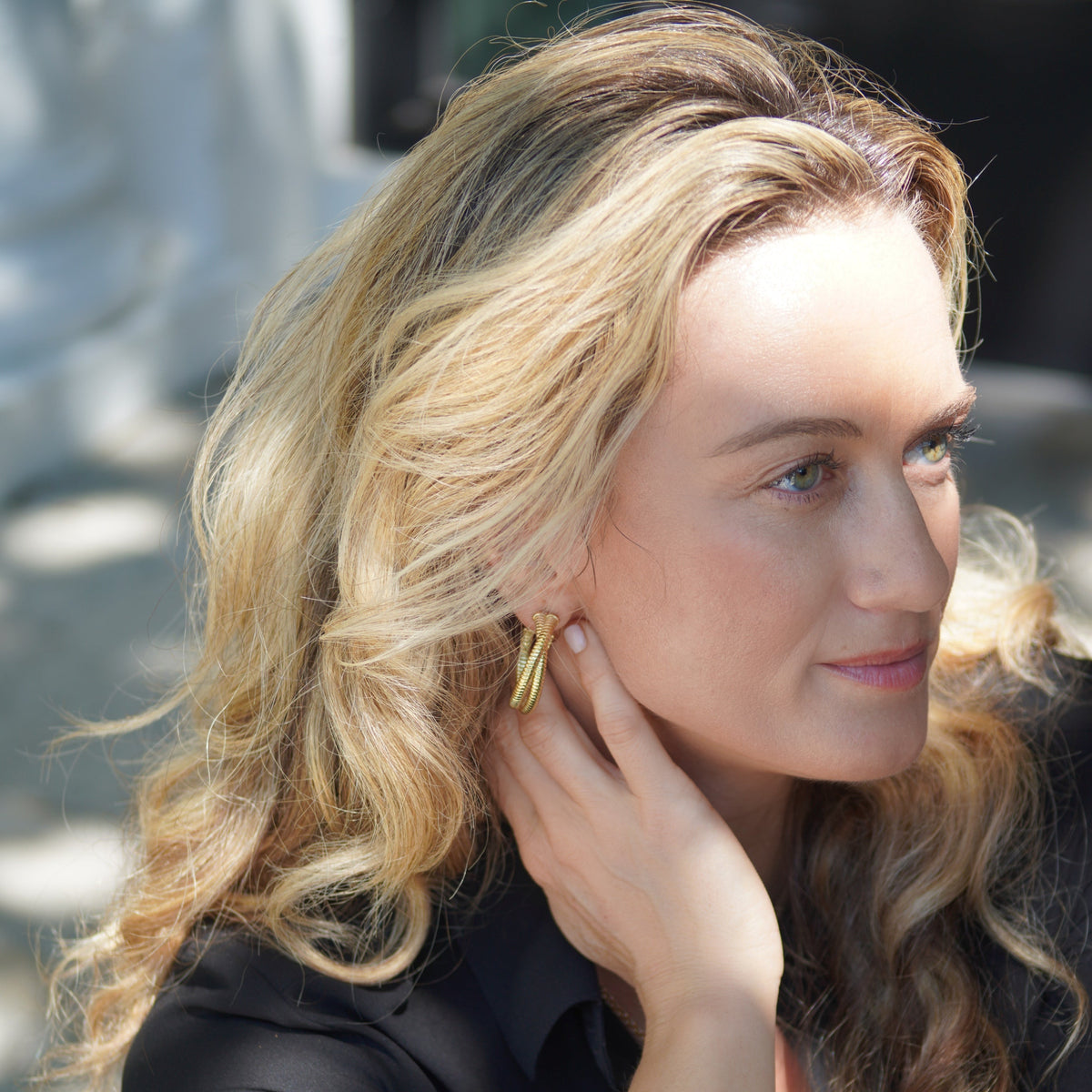 Elise Hoop Earrings | Gold