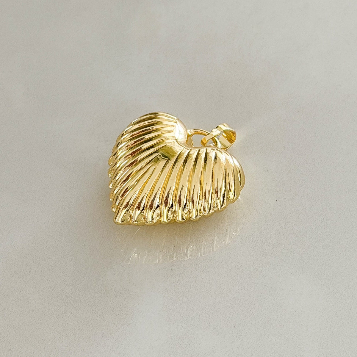 Heart Of Gold Charm Pendant