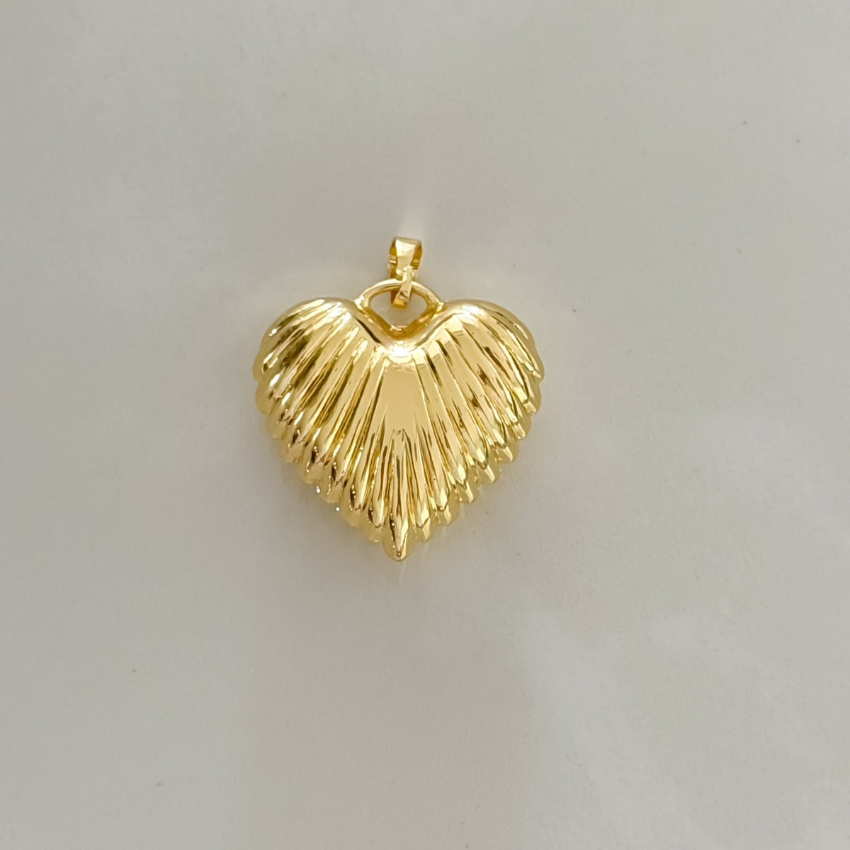 Heart Of Gold Charm Pendant