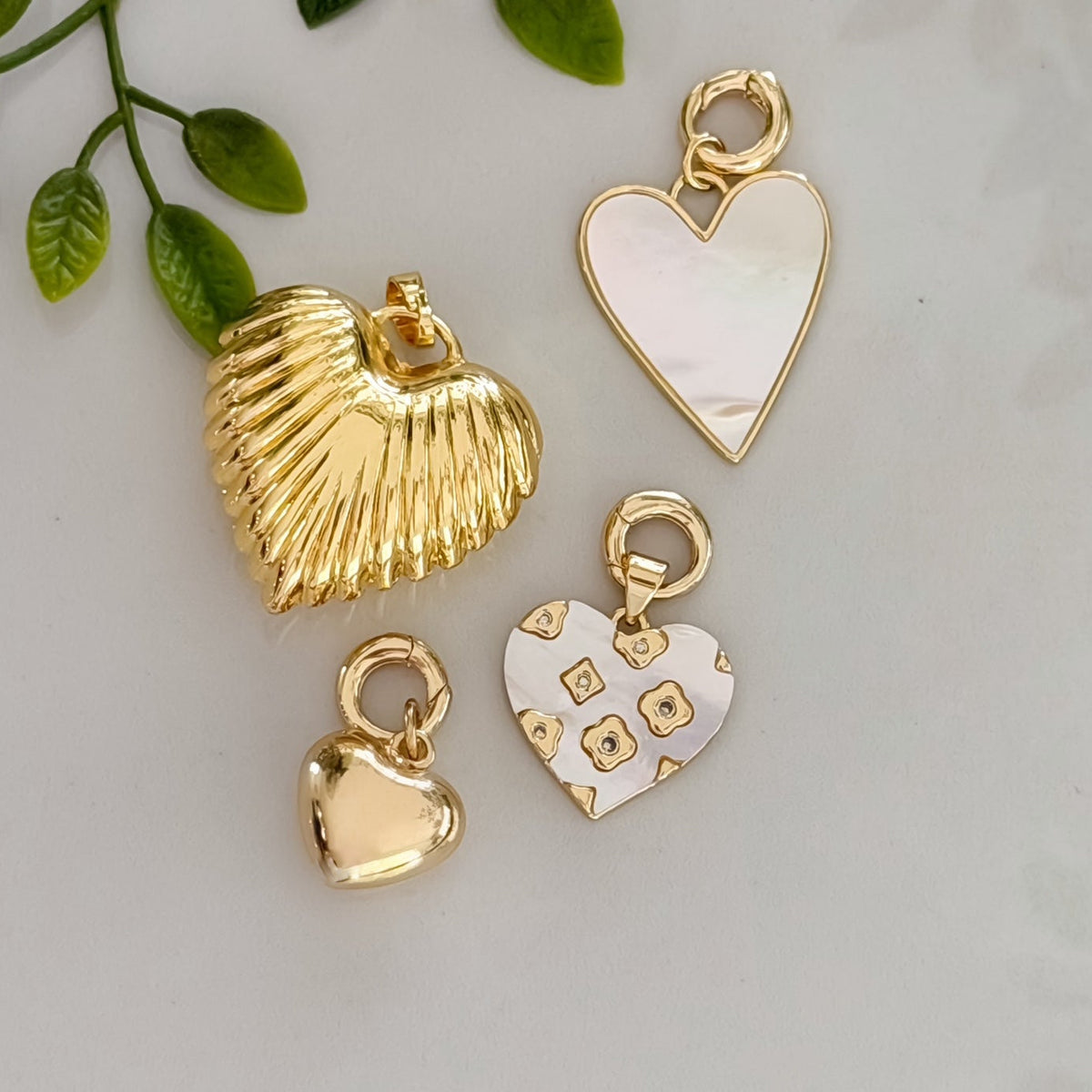 Heart Of Grace Charm Pendant | MOP