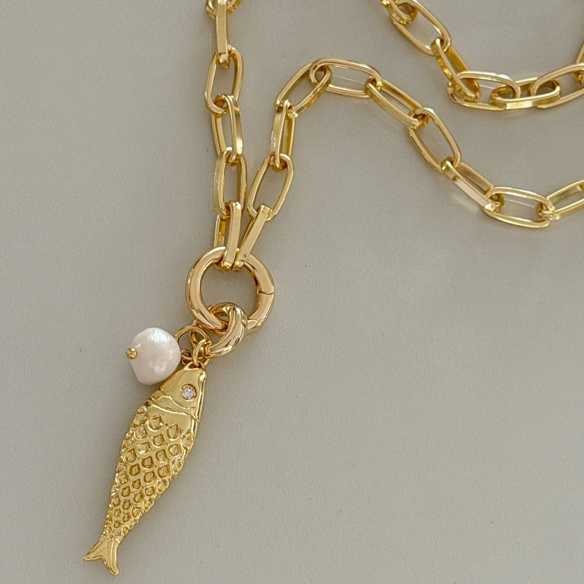 Sardine Charm | Gold