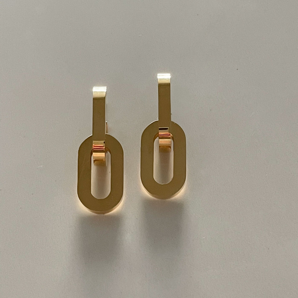 Gigi Double Link Detachable Earrings | Gold