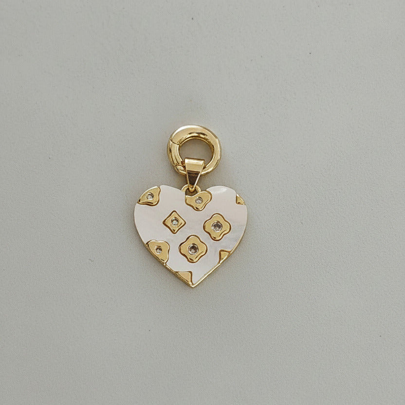 Heart Of Grace Charm Pendant | MOP