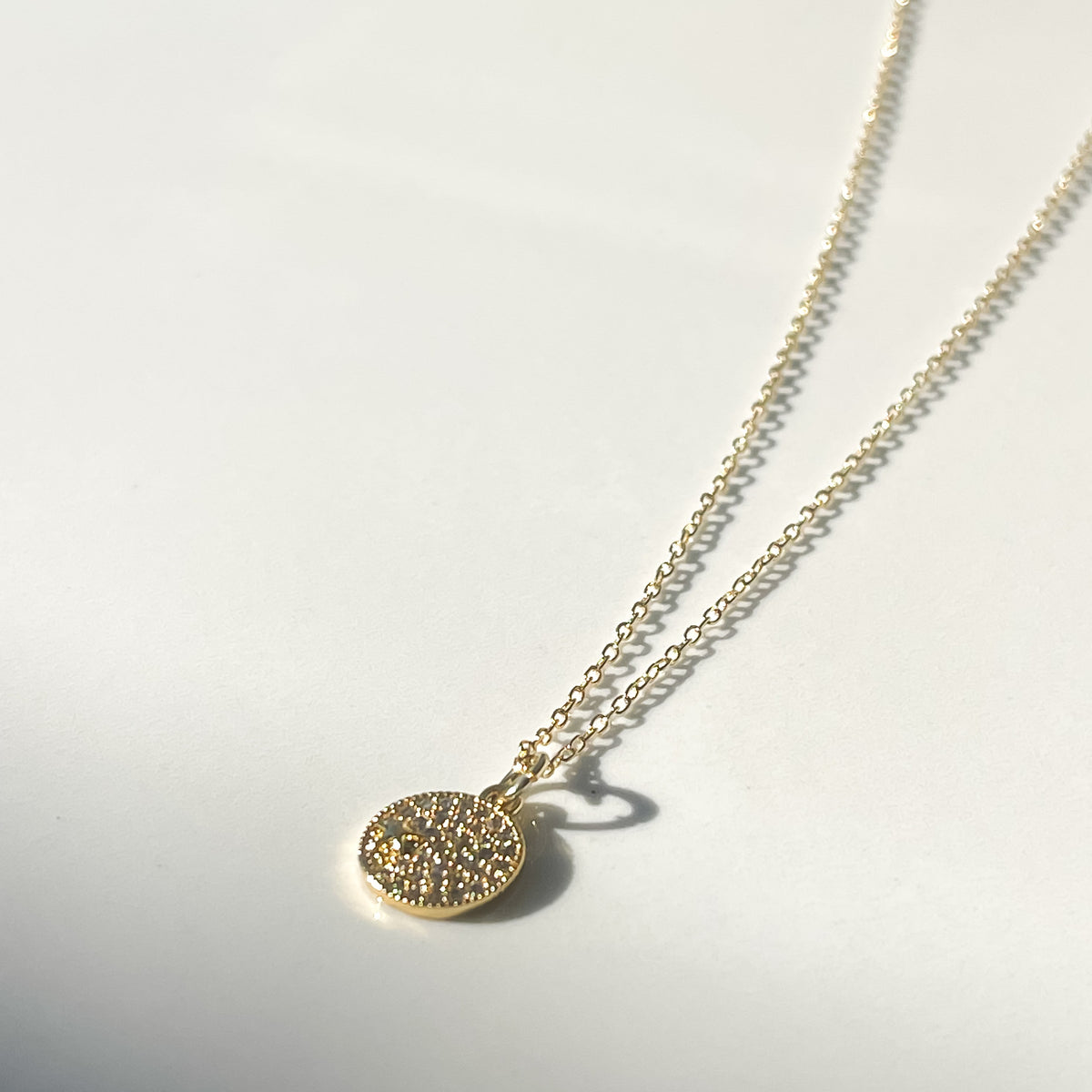 Eternity Mini Medallion Necklace
