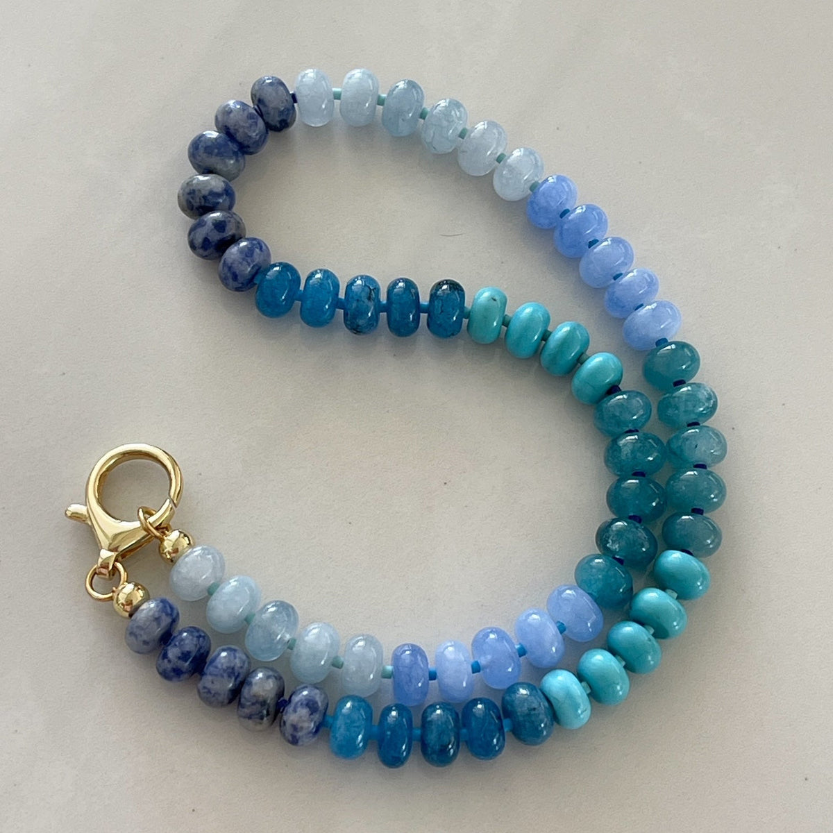 Bauble Heart Candy Necklace | Indigo