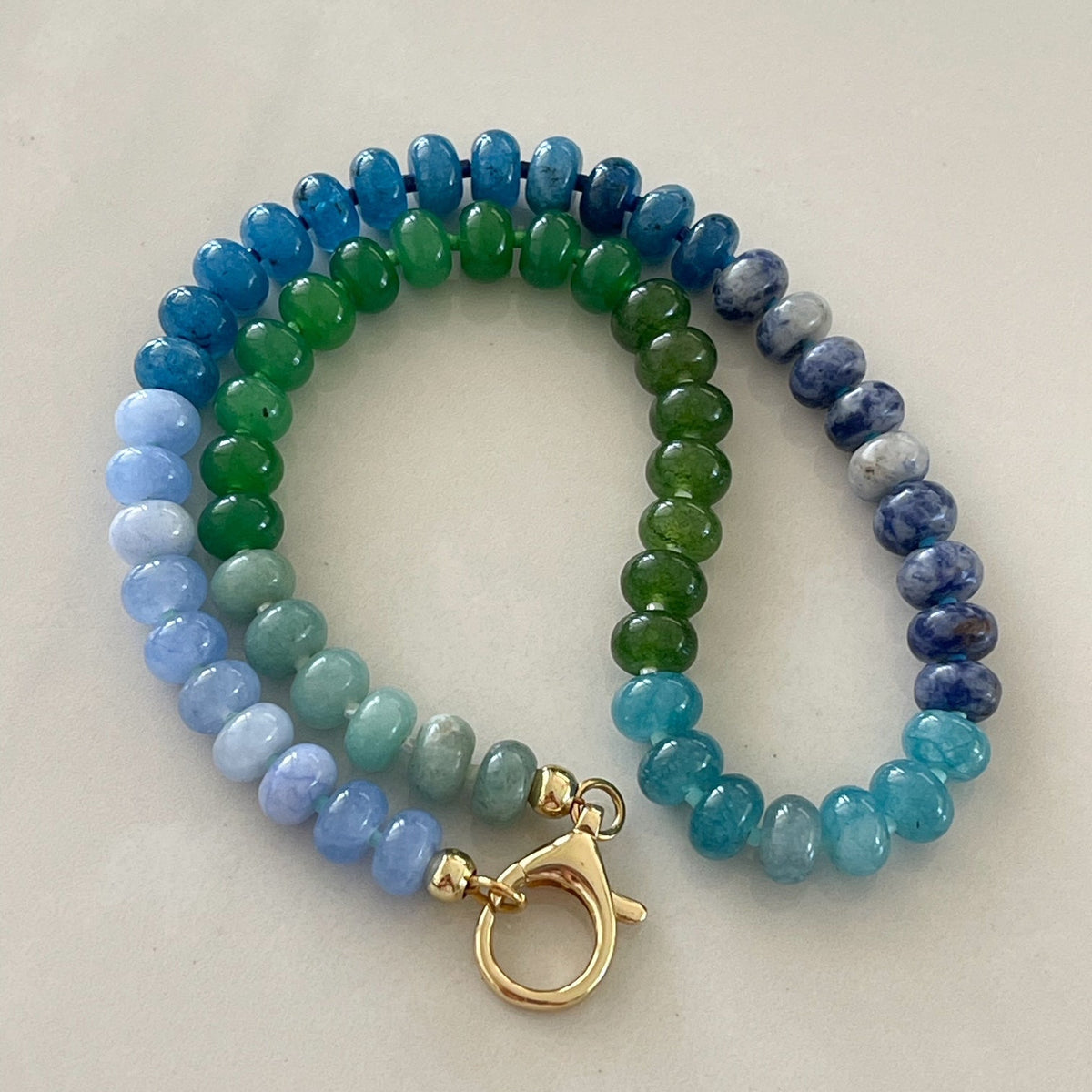 Bauble Heart Candy Necklace | White