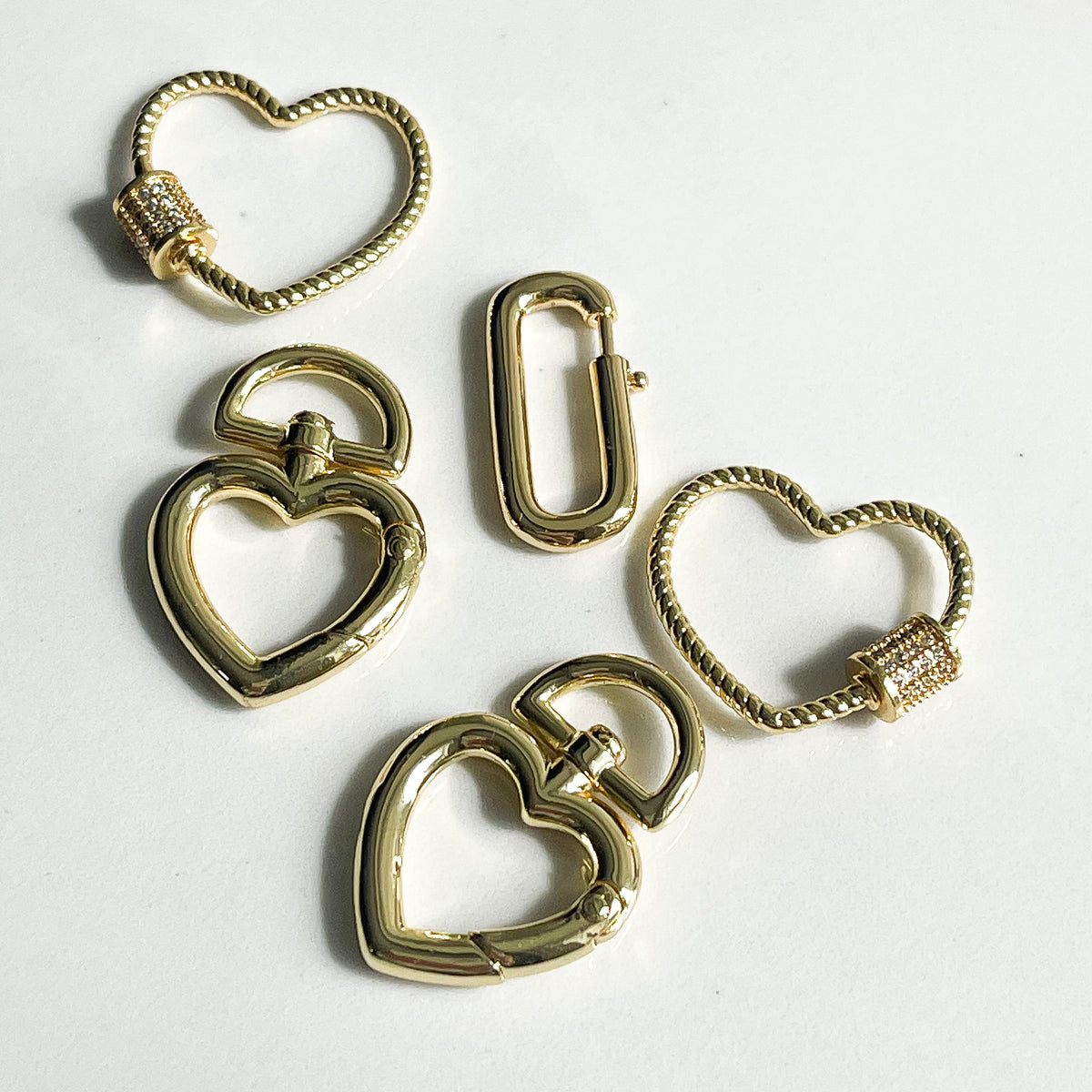 Pave Heart Charm Enhancer