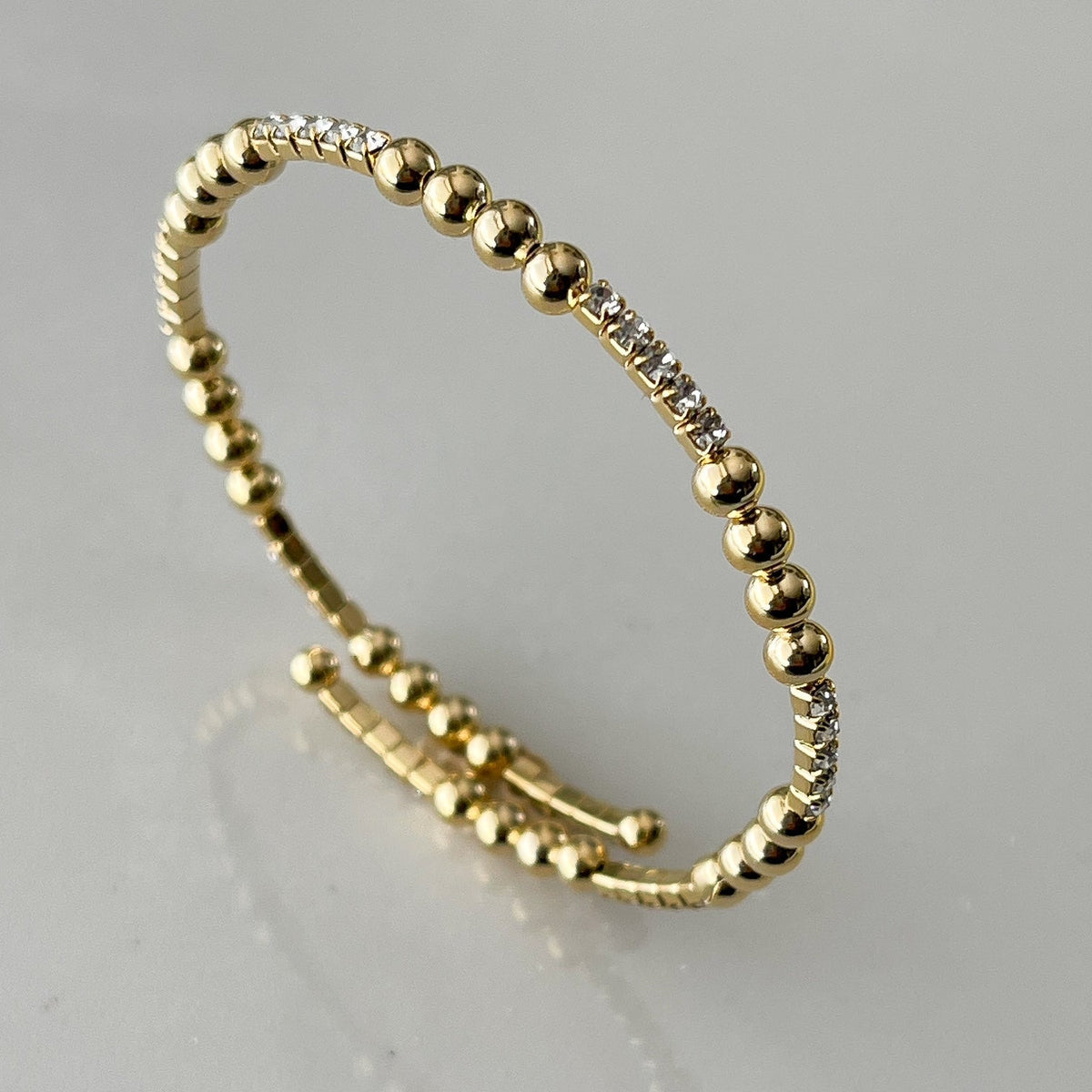 Isla Pavé Bauble Wrap Bracelet