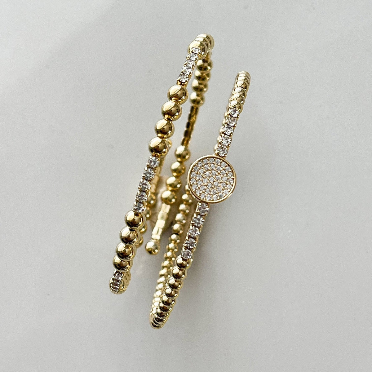 Isla Pavé Bauble Wrap Bracelet