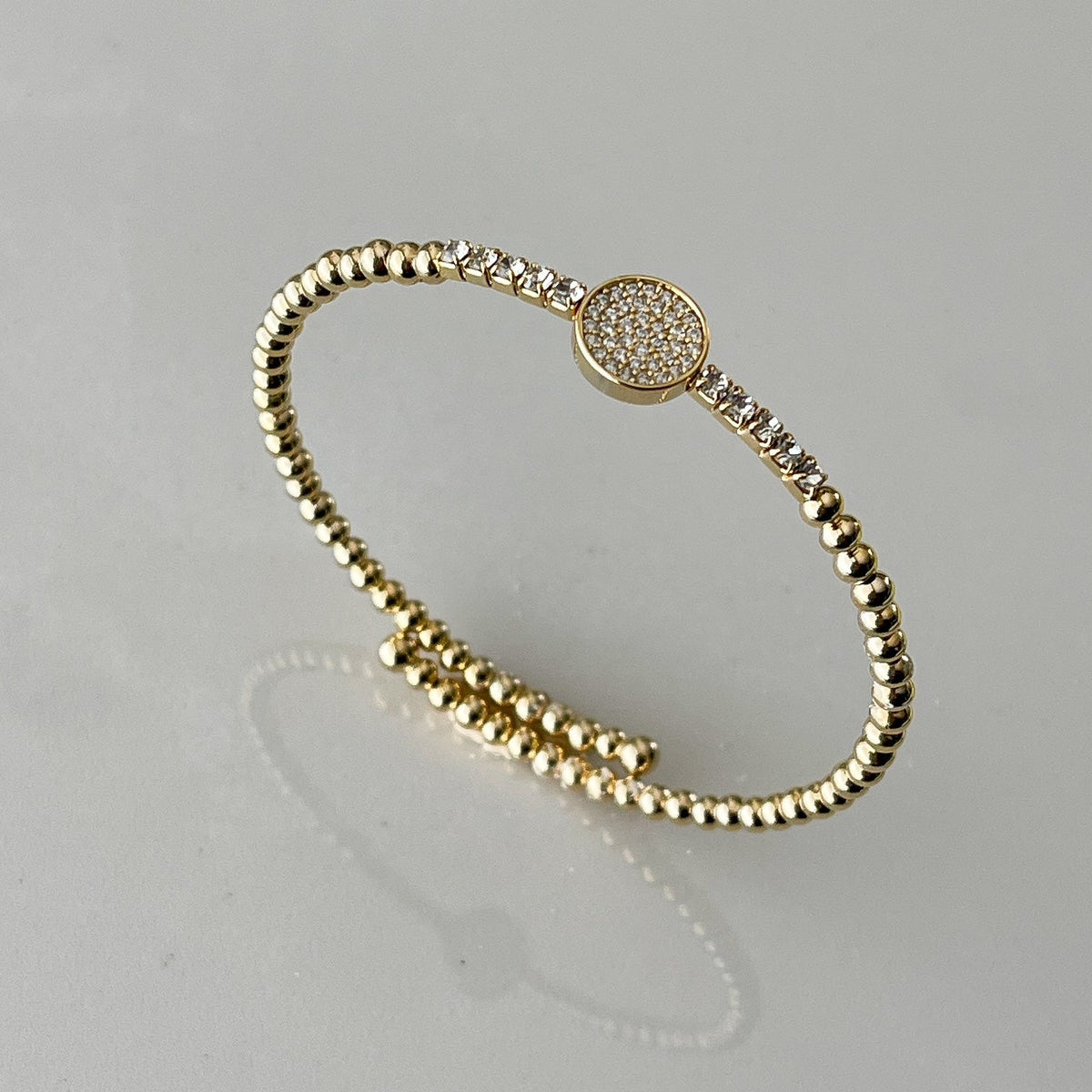 Isla Pavé Circle Wrap Bracelet