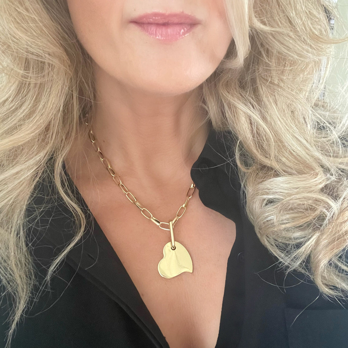 Love At First Sight Heart Charm Necklace