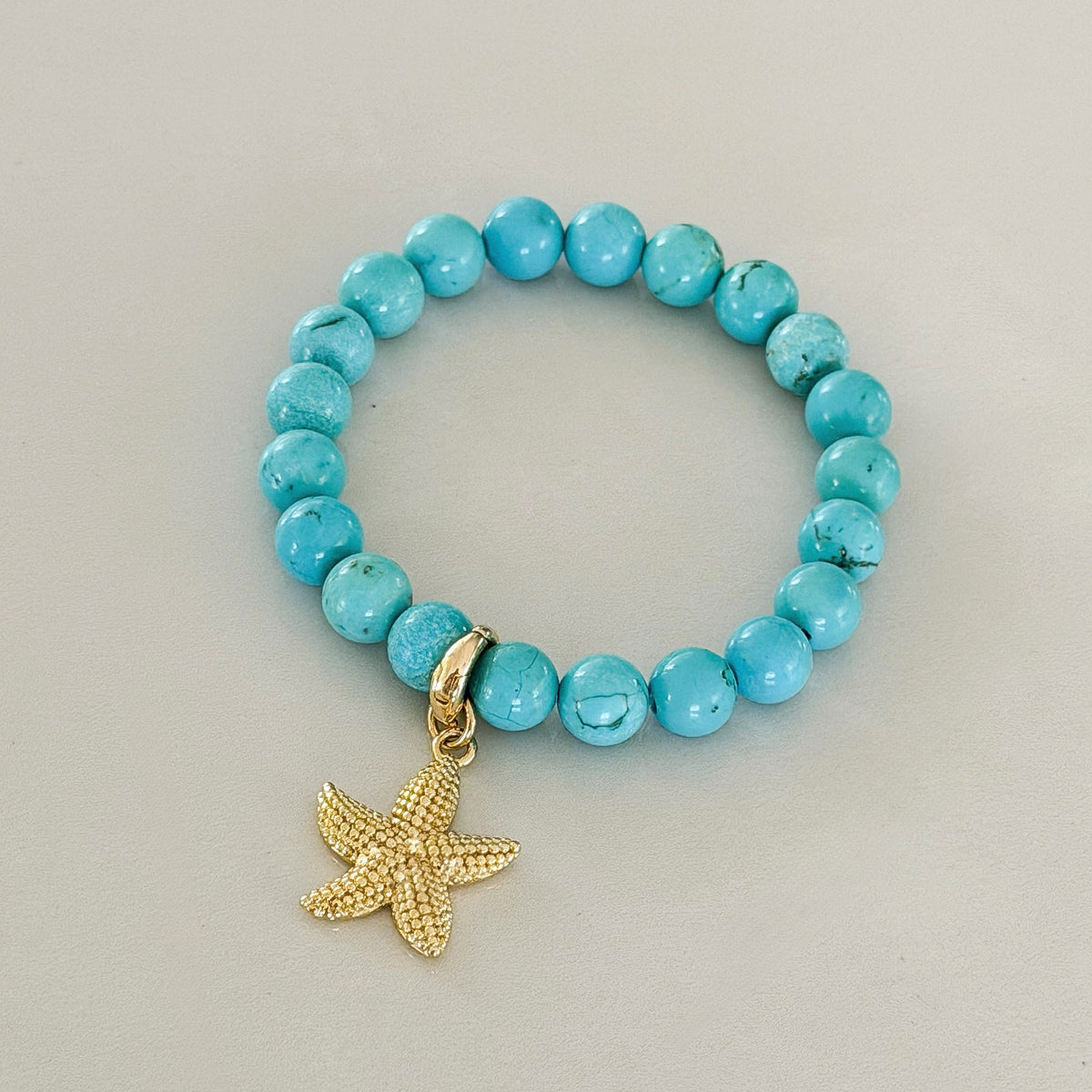 Kali Starfish Natural Turquoise Bracelet