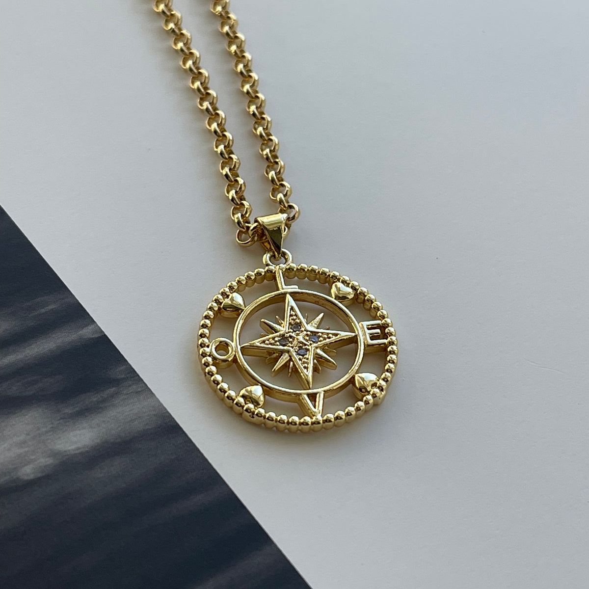 Love Compass Medallion