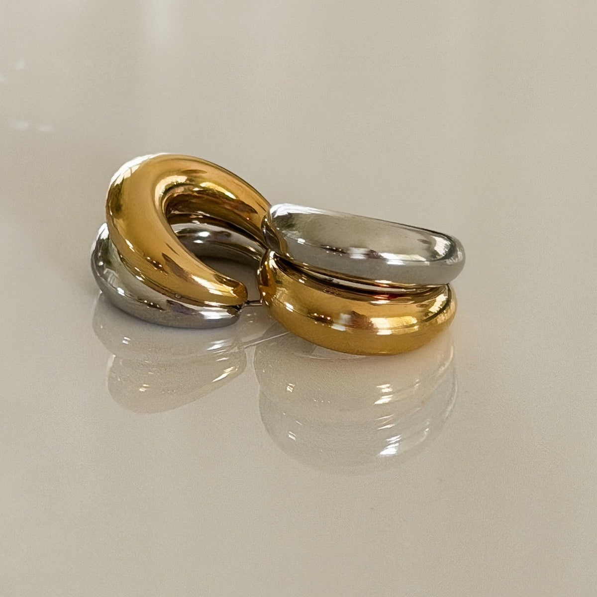 Mia Hoops | Two Tone