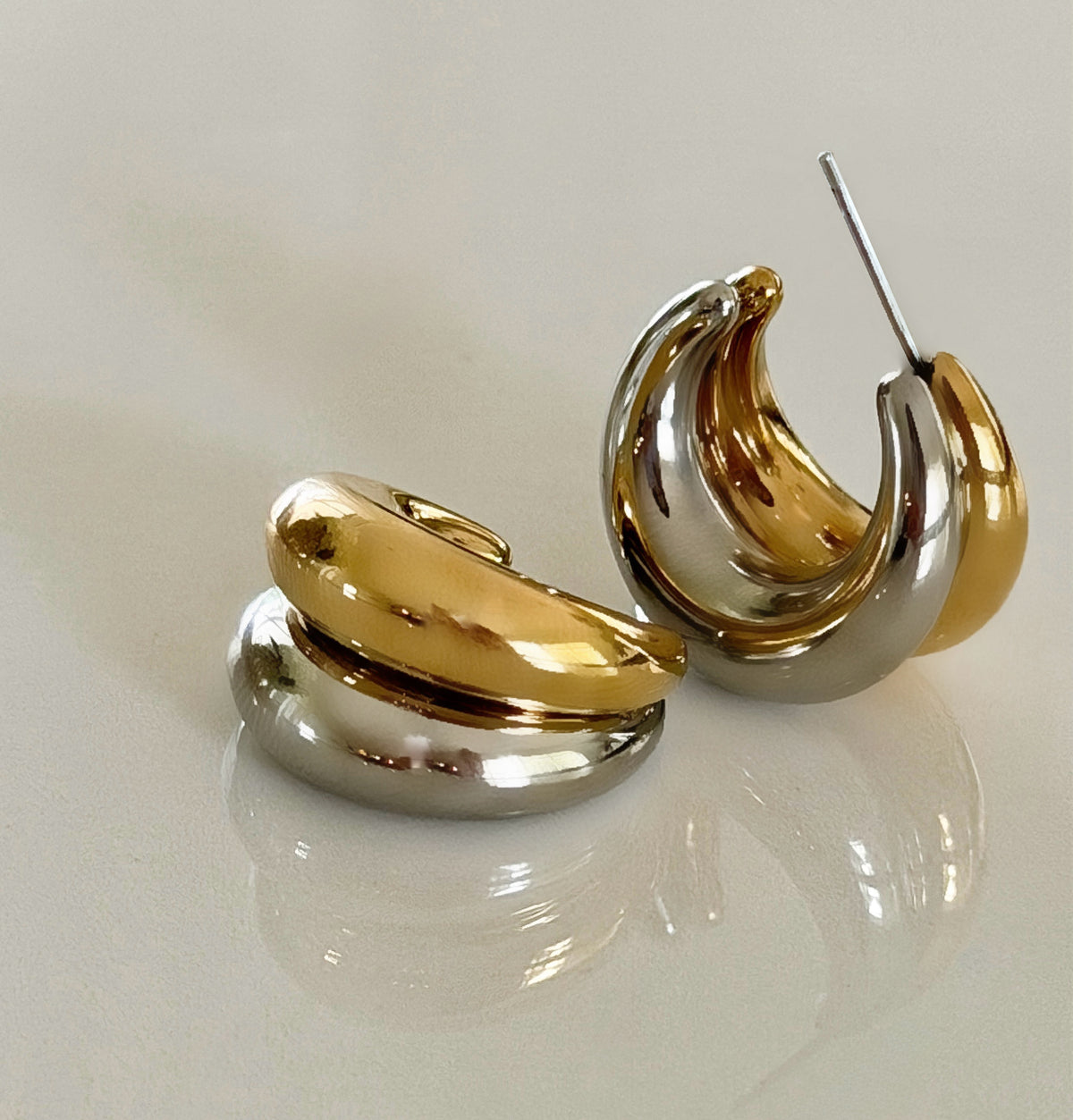 Mia Hoops | Two Tone