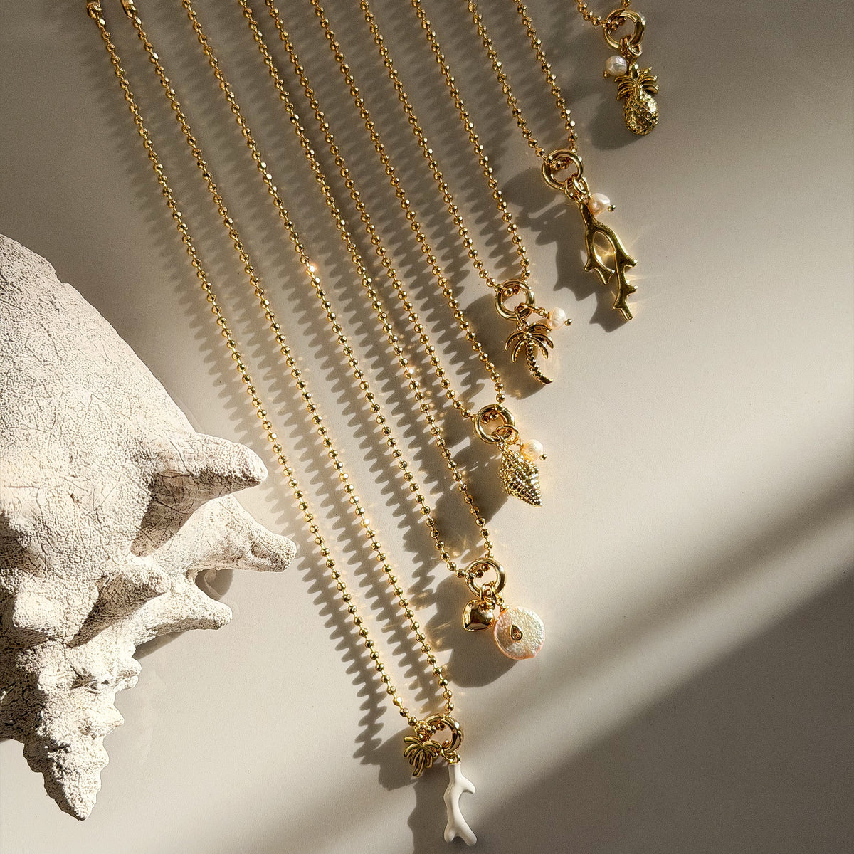 Conch Cove Charm Necklace