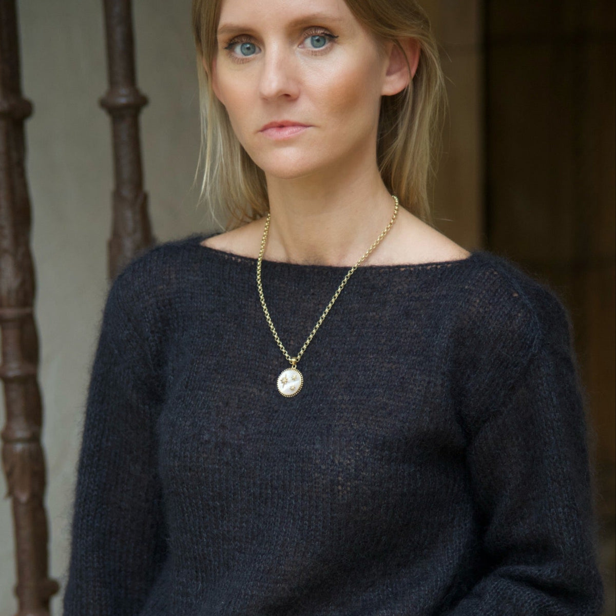 Wish Upon A Star Medallion Necklace