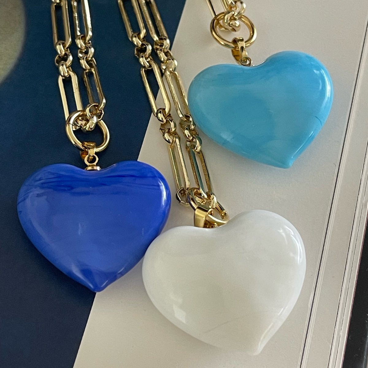 Bauble Heart Charm | Pastel Pink