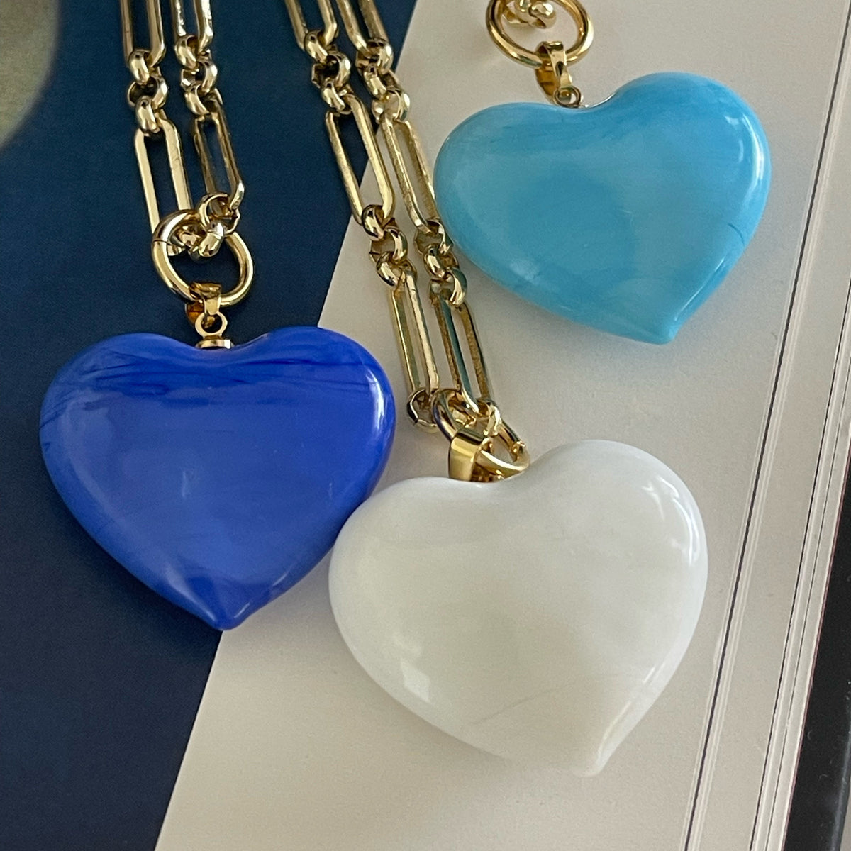 Bauble Heart Necklace | Turquoise