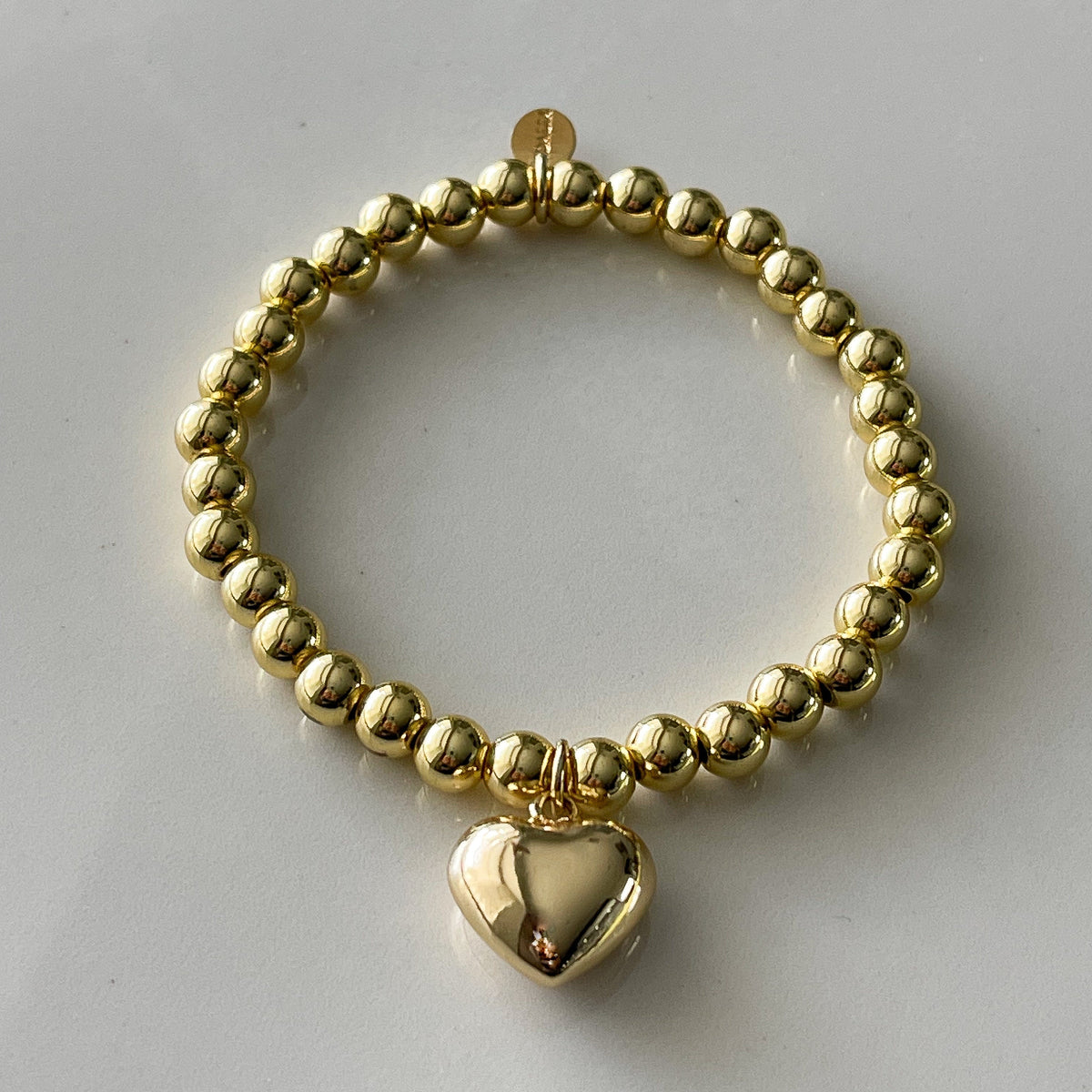 Puffy Heart Bauble Bracelet