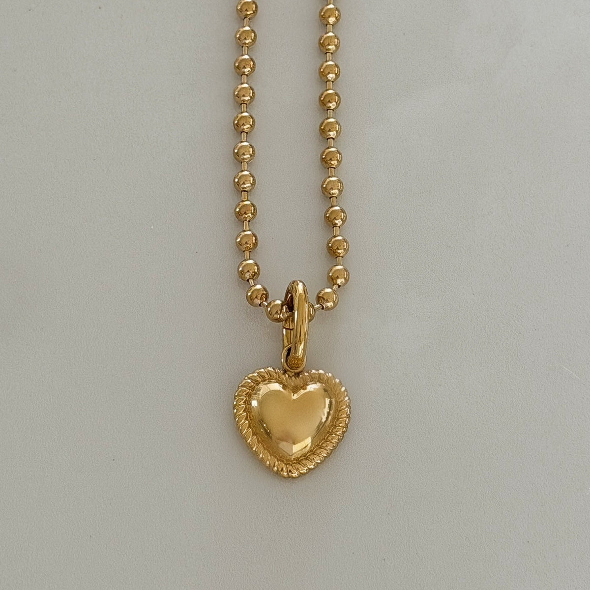 Puffy Heart Medallion | Mini