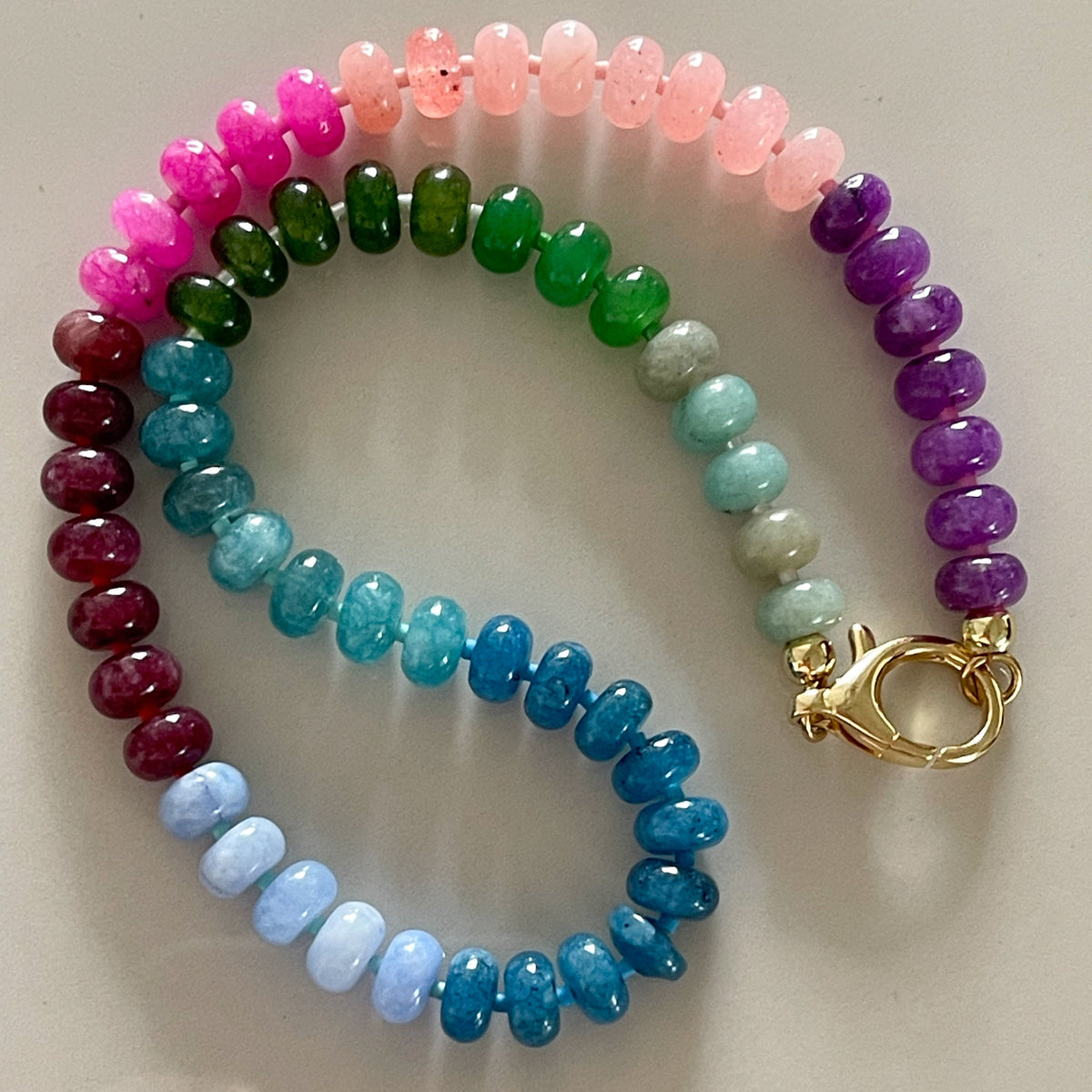 Endless Summer Coastal Cluster Charm Necklace | VERMILION