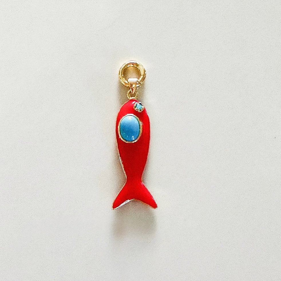 Red Fish Charm