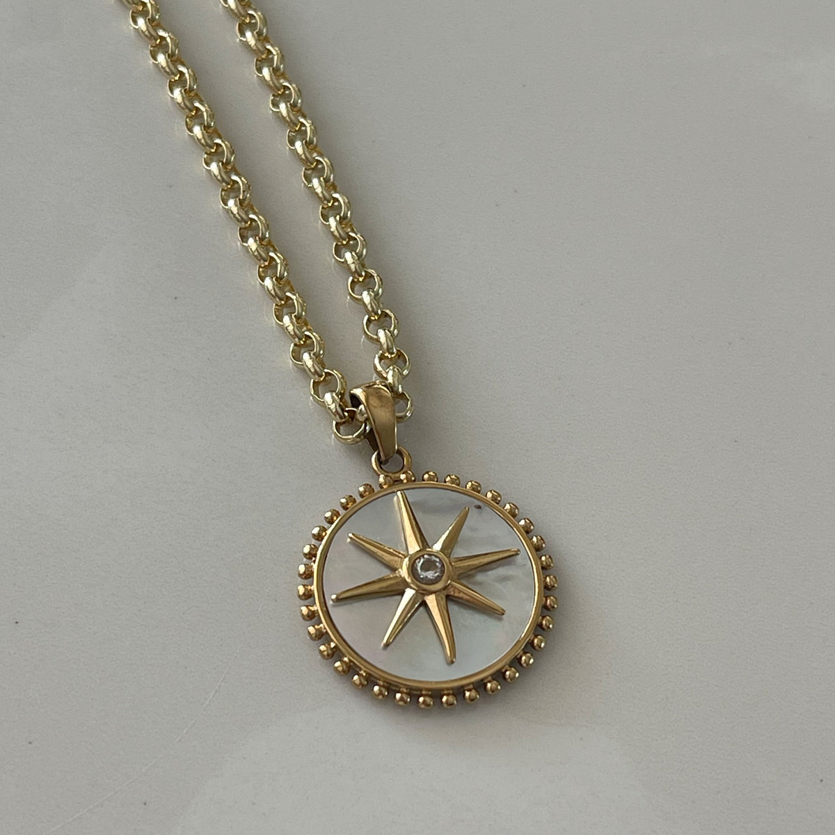 North Star Medallion Necklace