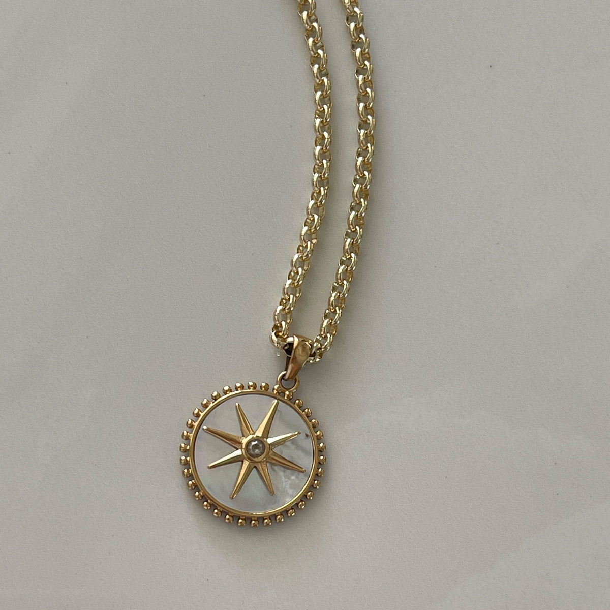 North Star Medallion Necklace