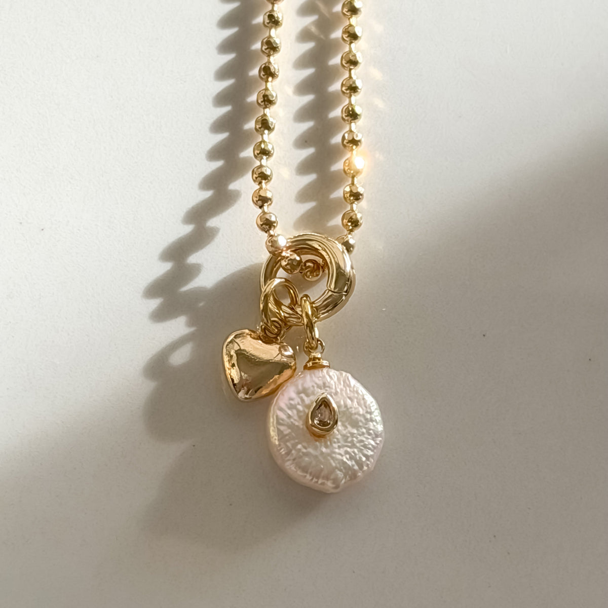 Tidal Heart Charm Cluster