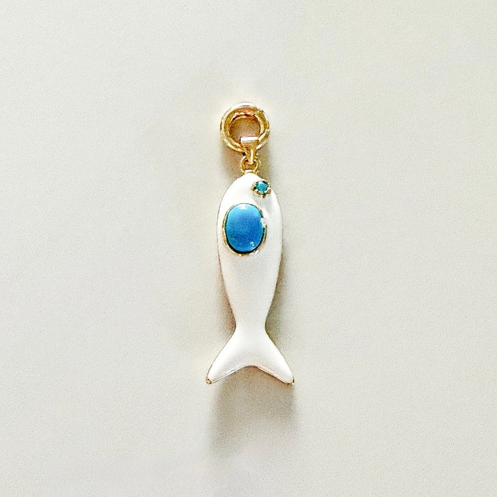 White Fish Charm