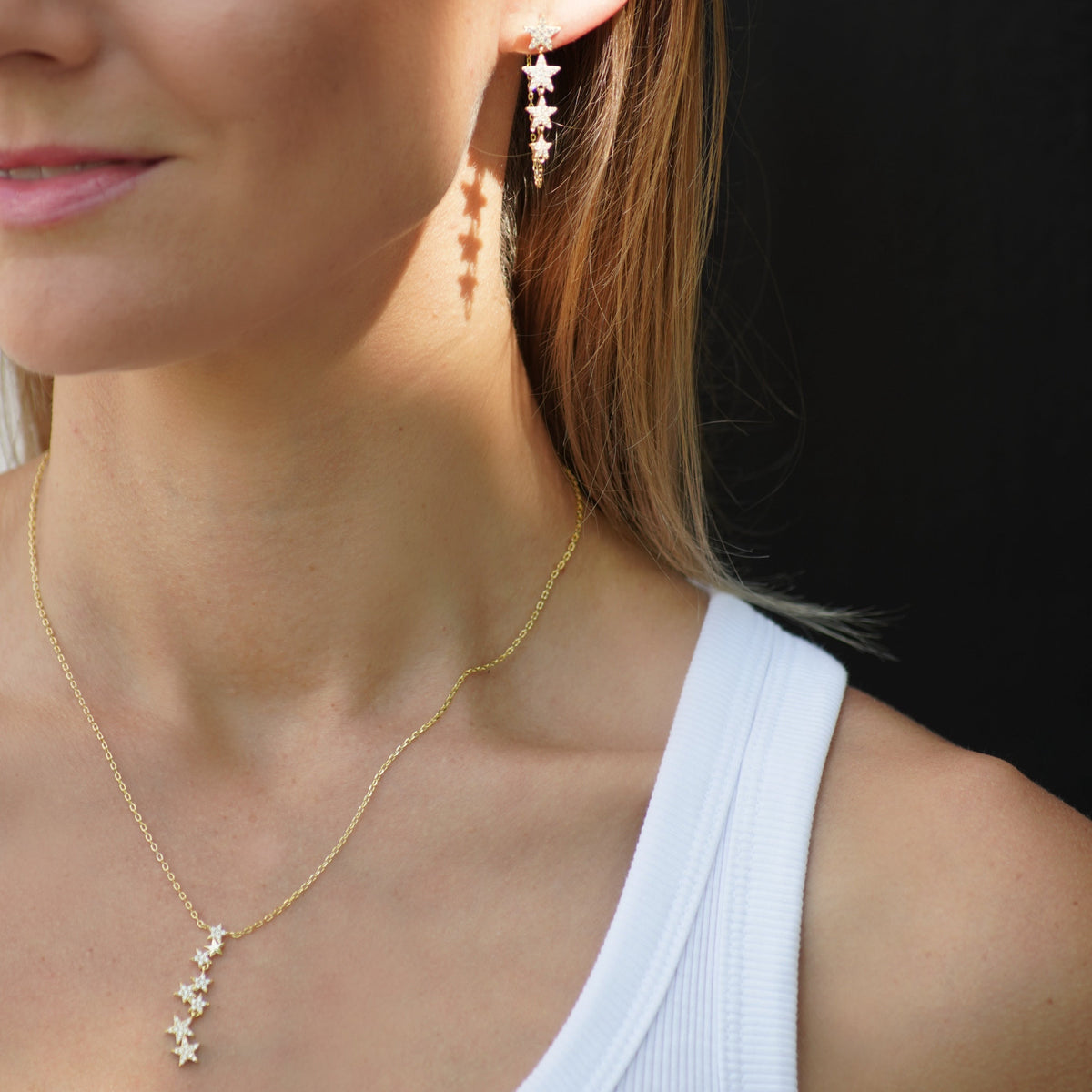 Wish Upon A Star Necklace | Gold