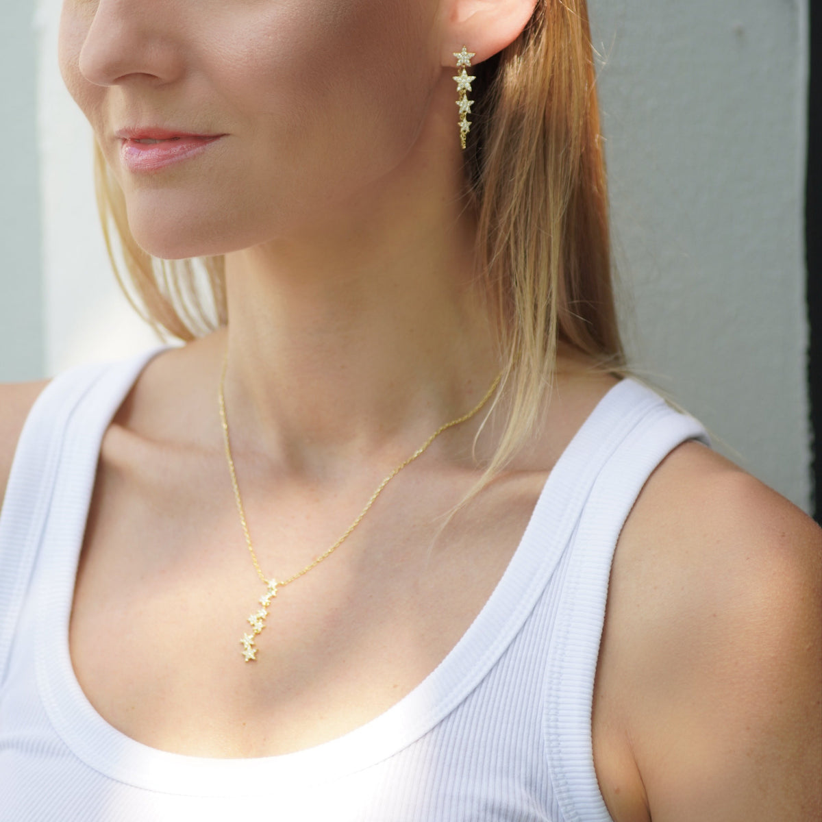 Wish Upon A Star Necklace | Gold