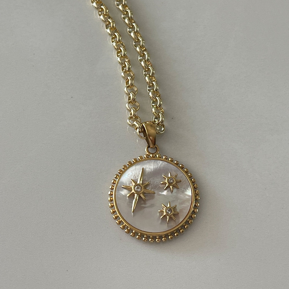 Wish Upon A Star Medallion Necklace