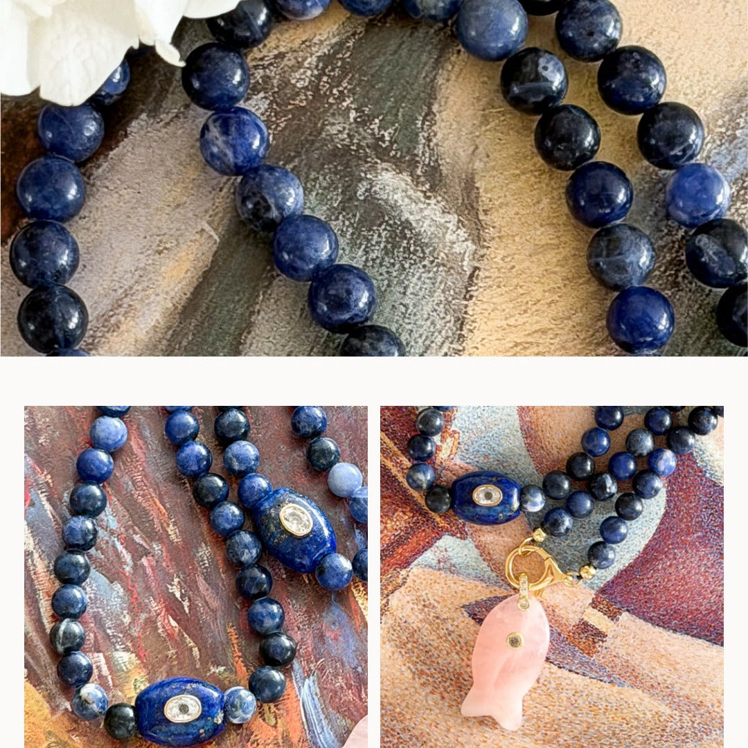 Exuma Necklace | Lapis