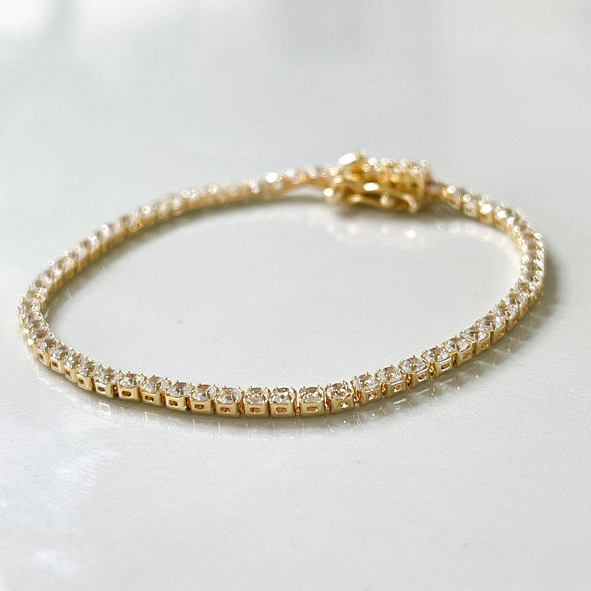 Blake Tennis Bezel Bracelet