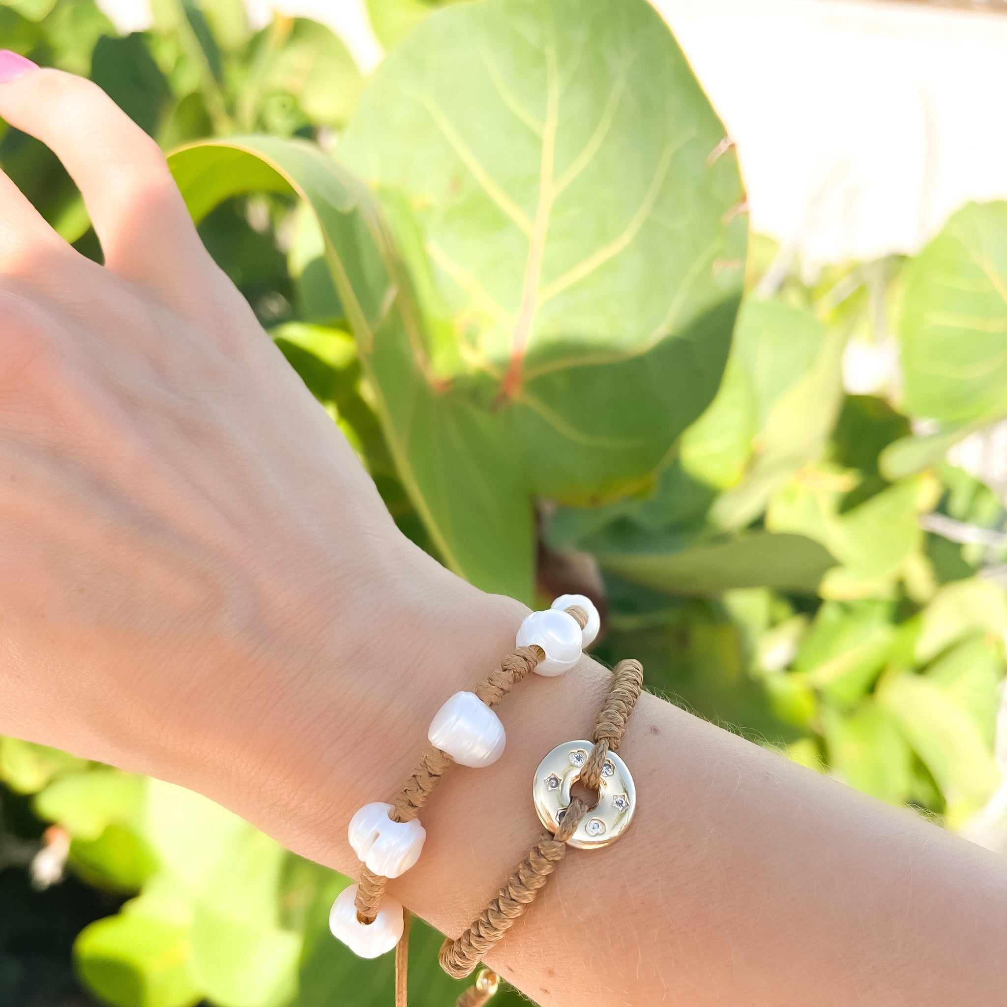 Capri Golden Circle Woven Bracelet Idalia Baudo Jewelry