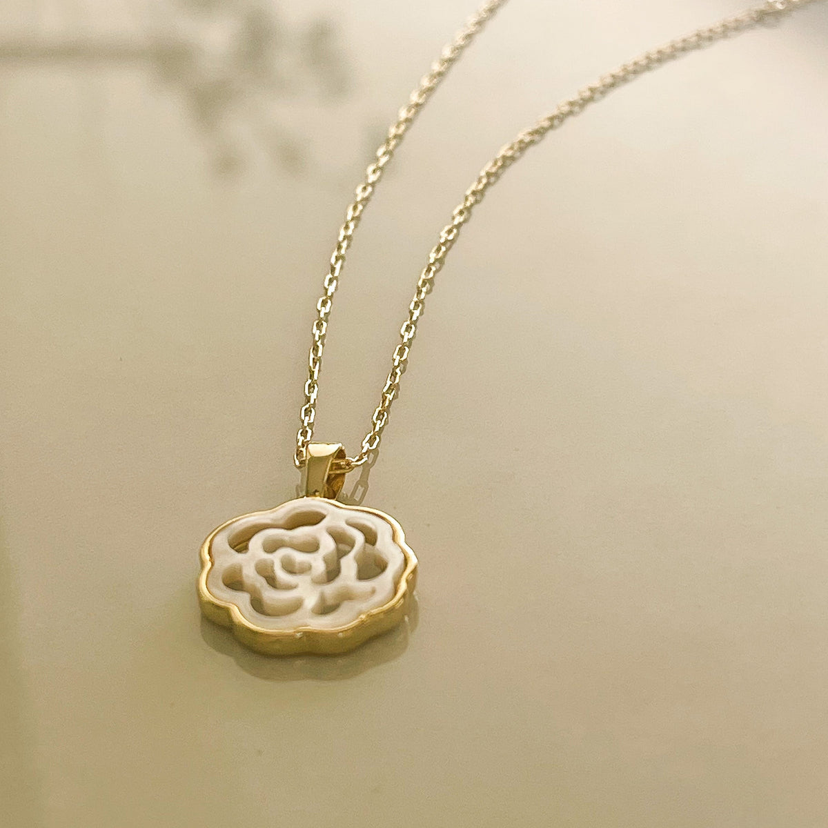 Blooming Happiness Flower Charm Necklace